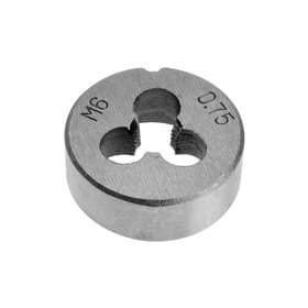 Плашка метрическая ТУНДРА, М6×0.75 мм