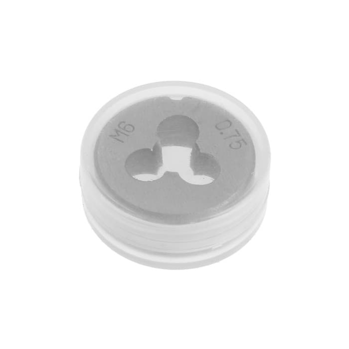 Плашка метрическая ТУНДРА, М6×0.75 мм