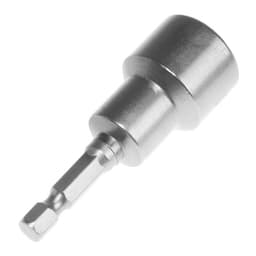 Бита с торцевой головкой ТУНДРА, сталь CrV, магнит, 17×65 мм