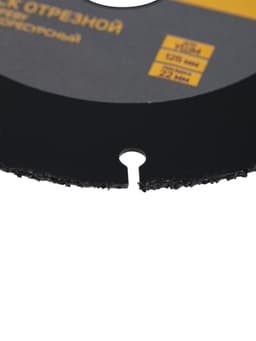 Диск отрезной для УШМ ТУНДРА ПРОФИ, универсальный, тонкий и чистый рез, 125×22 мм