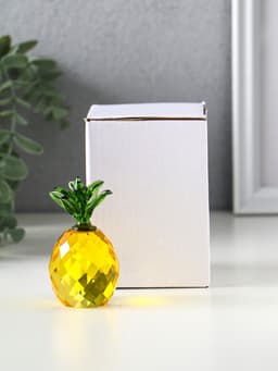 Фигурка стекло «Ананас», 7.6×3.7×3.7 см