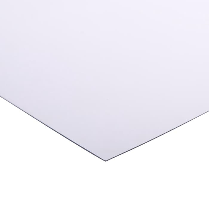 Лист ПЭТ-А, толщина 0.5 мм, 2.05×1.25 м, без УФ, прозрачный