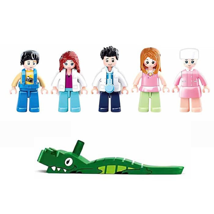 Конструктор Розовая мечта Sluban «Поликлиника», 459 деталей