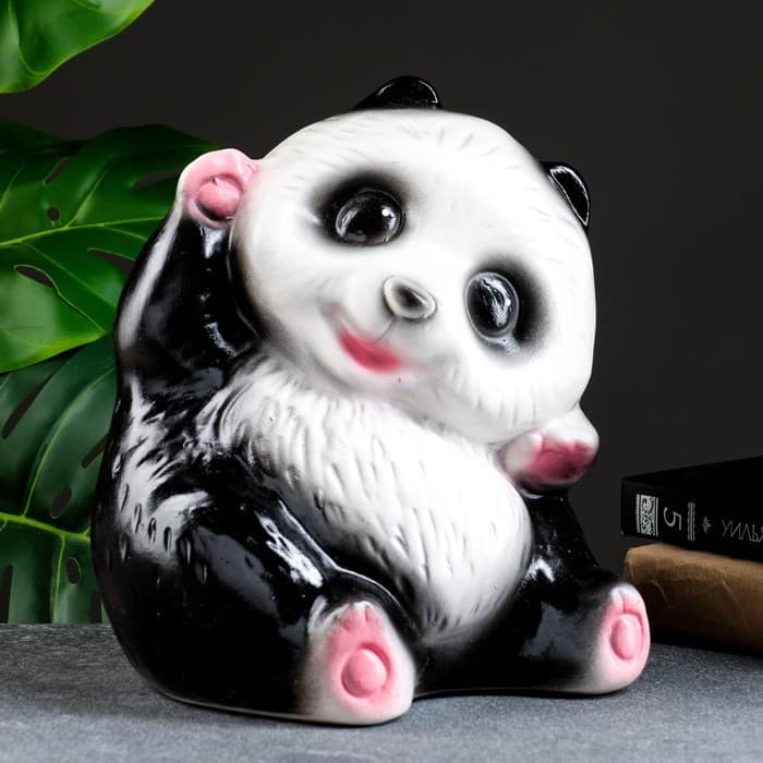 Копилка для денег «Панда», гипс, 22×20×25 см