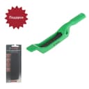 Шабер по гипсокартону ТУНДРА, пластиковый, 140×40 мм + ПОДАРОК сетка для шабера - 1 шт.