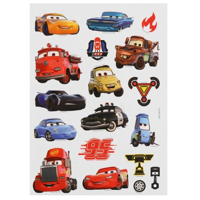 Весёлые липучки, Тачки