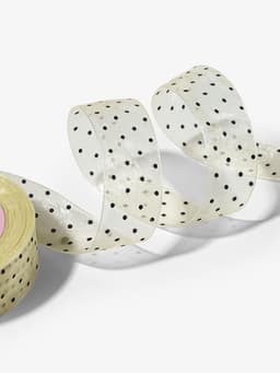 Лента капроновая «Горох», 25 мм, 23±1 м, бежевая