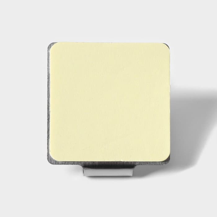 Крючки самоклеящиеся SAVANNA «Квадрат», 2 шт., металл, 3.8×3.5×1.5 см, хромированные