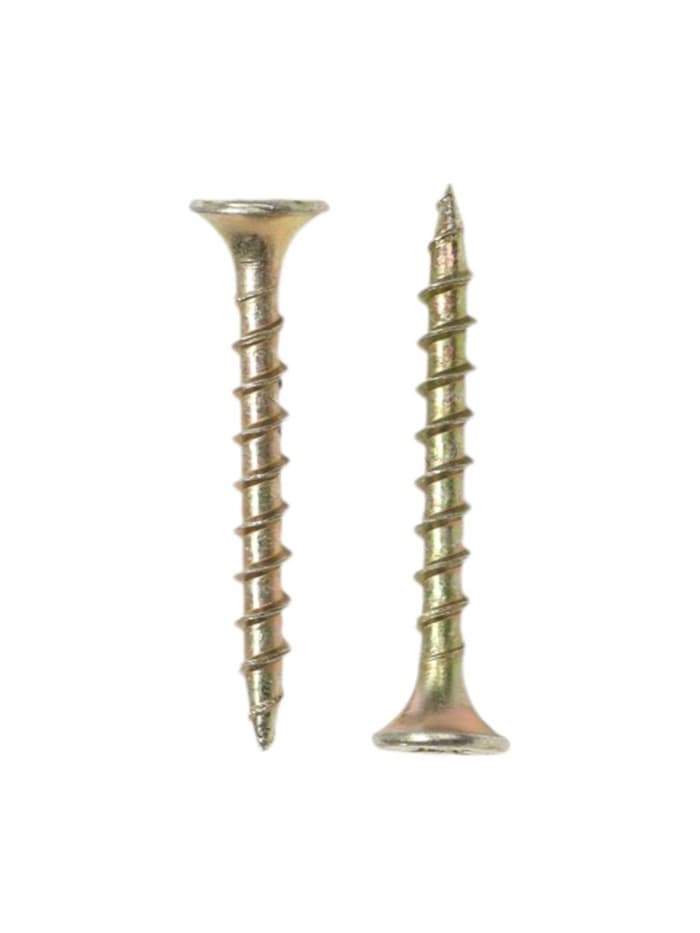 Саморез 3.5×35 мм ТУНДРА PREMIUM, потай, крупная резьба, шлиц PH, желтый цинк, 1 кг