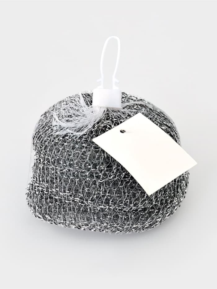 Губки для посуды Доляна, 3 шт., металлическая, 9×9×2 см
