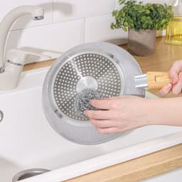 Губка для посуды Доляна, металлическая, спираль, 7×7×3.5 см