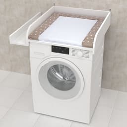 Рамка пеленальная для стиральной машины Polini kids Simple 610, с полкой, белая