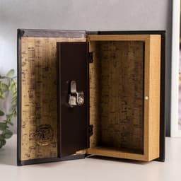 Шкатулка книга-сейф «Россия - великая держава», дерево, искусственная кожа, тиснение, 21×13×5 см