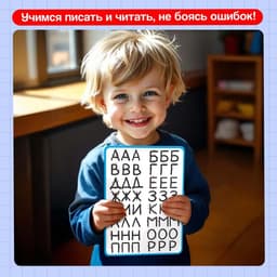 Тренажёр для письма «Учимся писать буквы», 3+