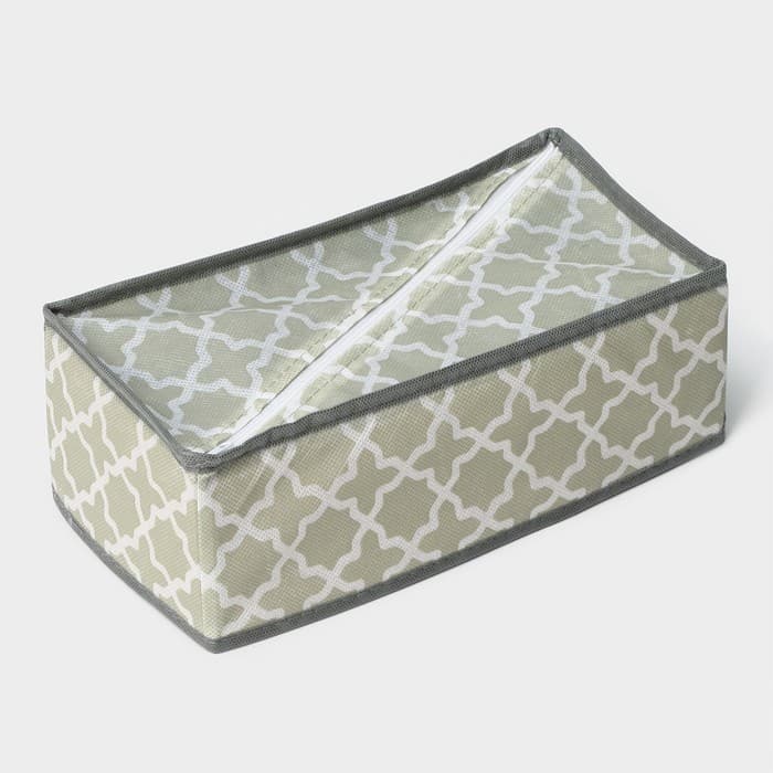 Органайзер для хранения белья «Гранж», 8 ячеек, 28×15×13 см, серый