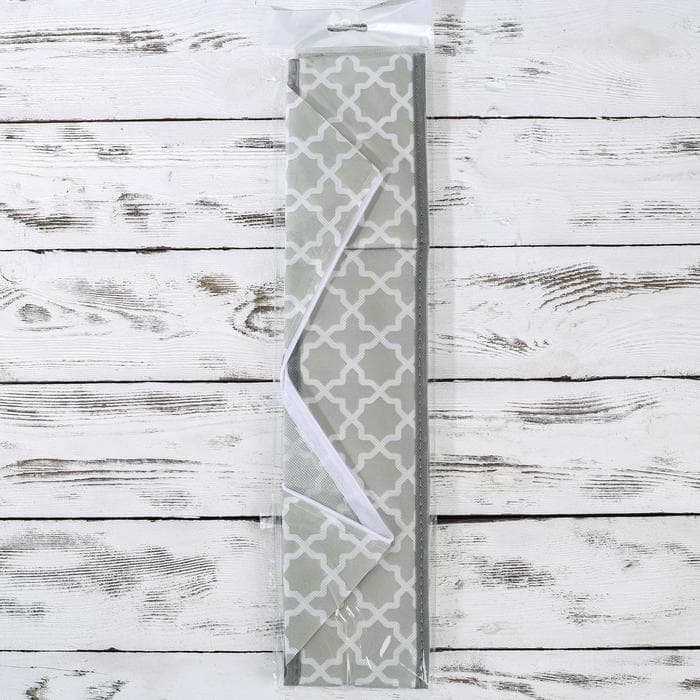 Органайзер для хранения белья «Гранж», 6 ячеек, 33×15.5×10 см, серый