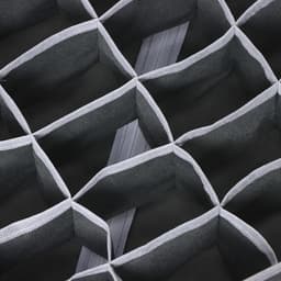 Органайзеры для хранения белья Доляна «Гранж», 4 шт., 33×32×10 см, 31×15.5×10 см, 29×14×10 см, серые