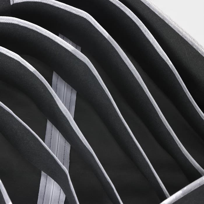 Органайзеры для хранения белья Доляна «Гранж», 4 шт., 33×32×10 см, 31×15.5×10 см, 29×14×10 см, серые