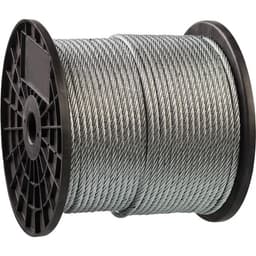 Трос стальной «ЗУБР», оцинкованный, DIN 3055, d=4 мм, L=200 м