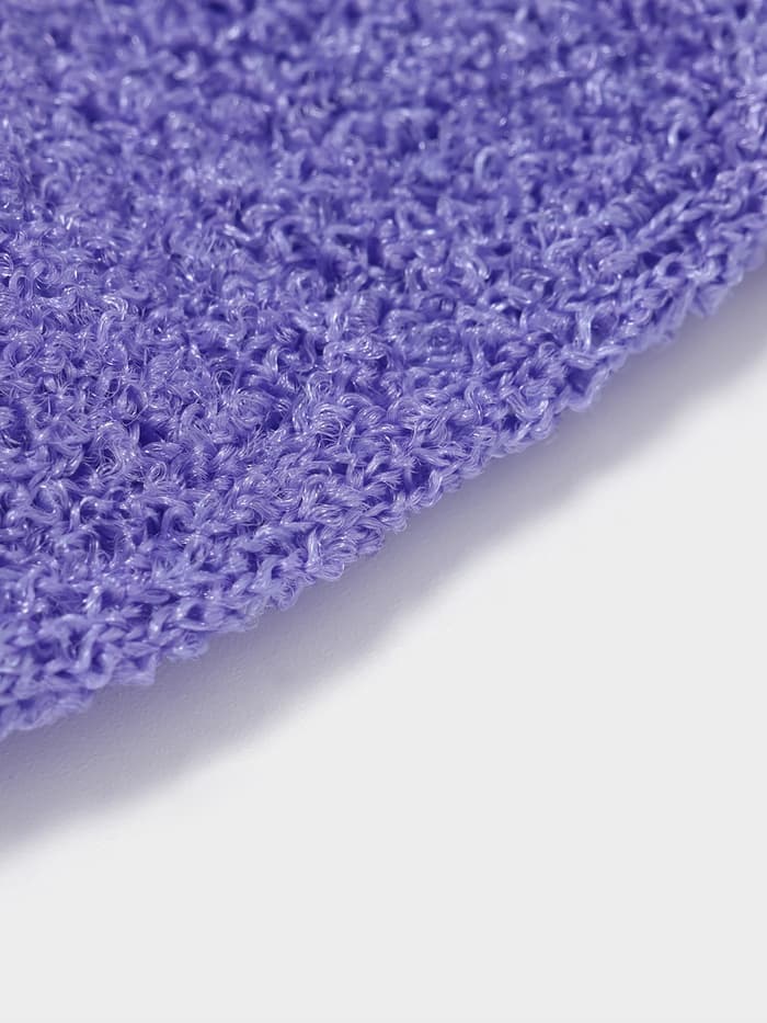 Мочалка - перчатка массажная Доляна, 14×18 см, однотонная, МИКС