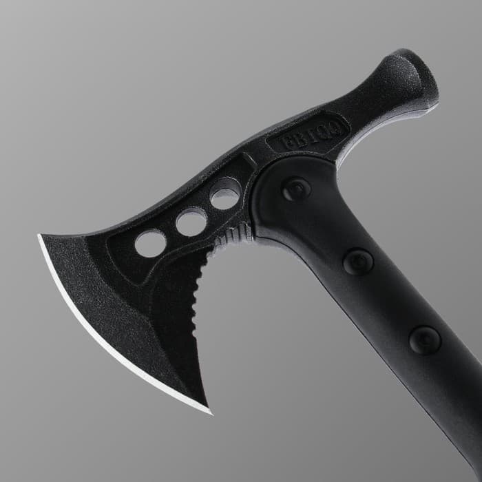 Топорик туристический «Викинг» многофункциональный, 800 г, 16.5×39 см, чёрный