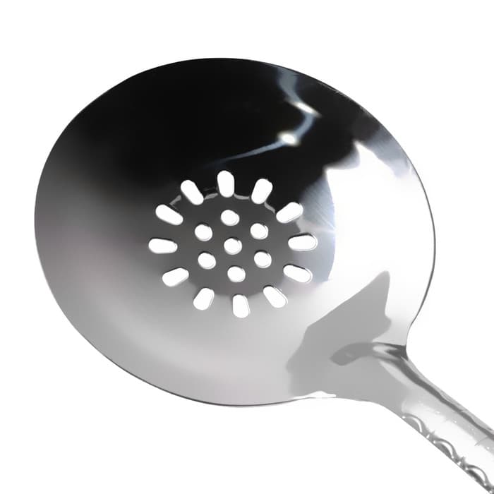 Шумовка для казана Шафран, 45 см, диаметр 12 см, узбекская, с деревянной ручкой, металл