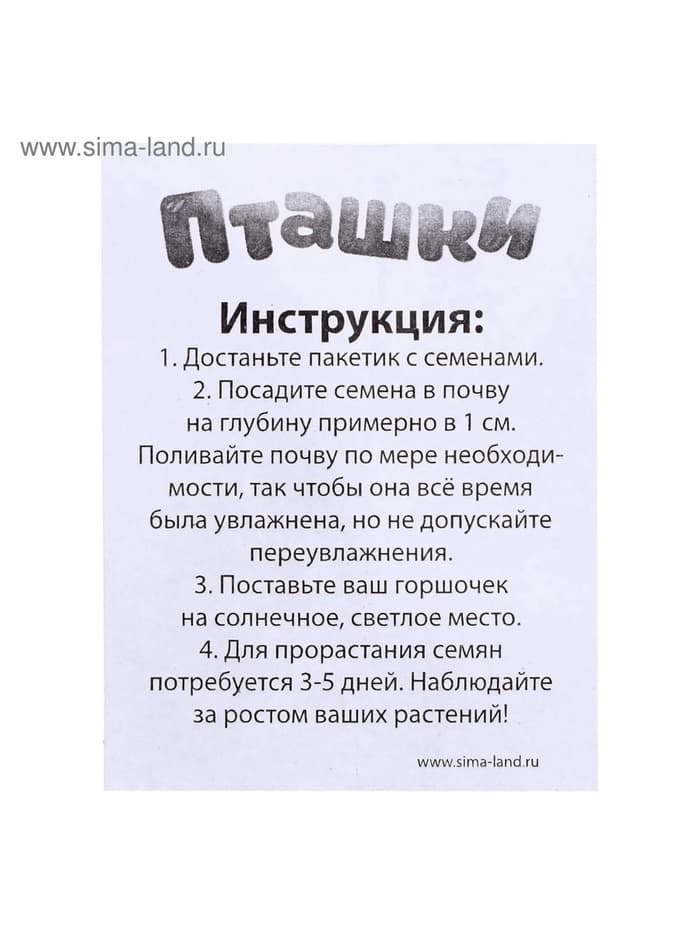 Набор для опытов, для детей «Пташки, выращиваем травку», растение в жёлтом горшочке