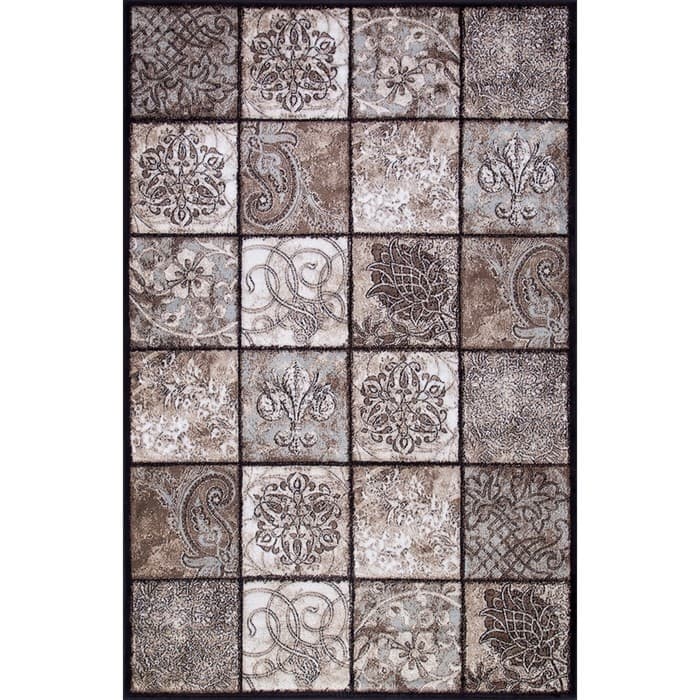 Ковёр прямоугольный Merinos Valencia Deluxe, размер 200×300 см, бежево-коричневый