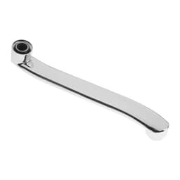 Излив для смесителя ZEIN, 3/4", изогнутый, нерж. сталь, 25 см, аэратор пластик