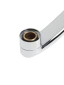 Излив для смесителя ZEIN, 3/4", изогнутый, нерж. сталь, 40 см, аэратор пластик