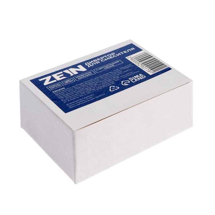 Дивертор ZEIN Z745, для смесителя, корпус латунь, цвет хром