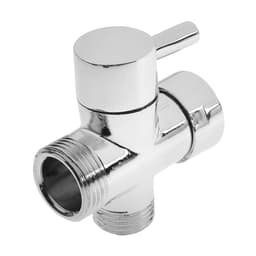 Дивертор ZEIN Z742, для смесителя, корпус цинк, с круглой гайкой, цвет хром