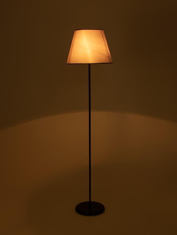 Торшер напольный BayerLux «4601», 1×15 Вт, Е27, черный/серый