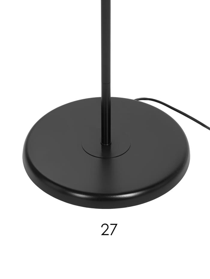 Торшер напольный BayerLux «4601», 1×15 Вт, Е27, черный/серый