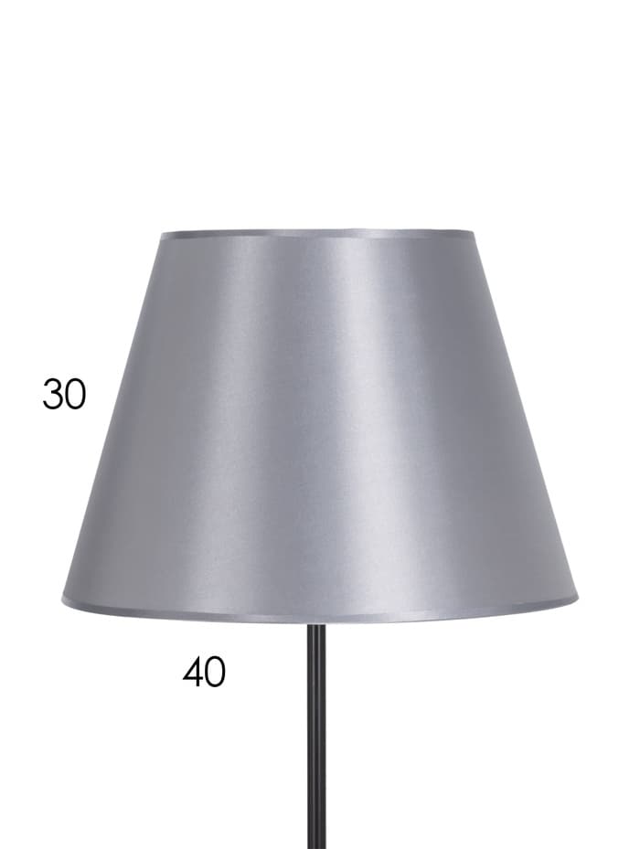 Торшер напольный BayerLux «4601», 1×15 Вт, Е27, черный/серый