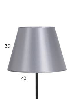 Торшер напольный BayerLux «4601», 1×15 Вт, Е27, черный/серый