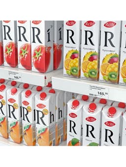 Ценникодержатель полочный самоклеящийся, DBR=39, 1250 мм, прозрачный