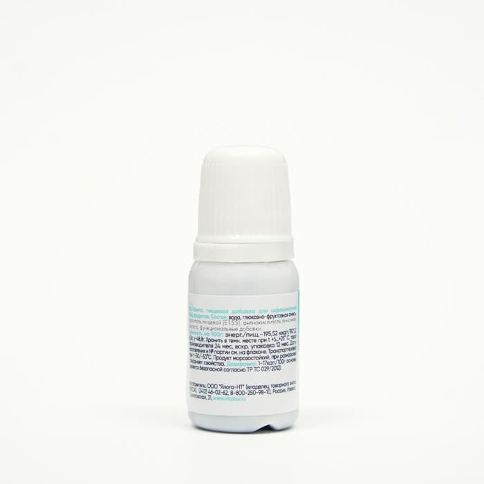 Краситель пищевой Kreda Bio Prime-gel, водорастворимый, коричневый, 10 мл