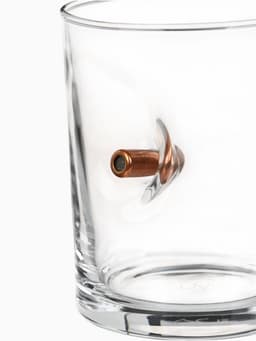 Подарочный непробиваемый набор «Виски»: стакан с пулей 250 мл, камни для виски 3 шт.