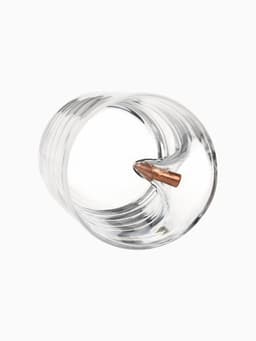 Подарочный непробиваемый набор «Виски»: стакан с пулей 250 мл, камни для виски 3 шт.