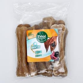 Косточка жевательная Triol DENTAL, 16 см, 800-850 г, пакет 10 шт.