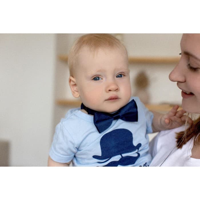 Галстук - бабочка для мальчика и папы «Агенты 007» Mum&amp;Baby