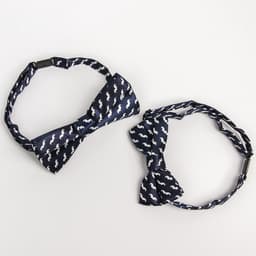 Галстук - бабочка для мальчика и папы M&B Family look, 2 шт., синий