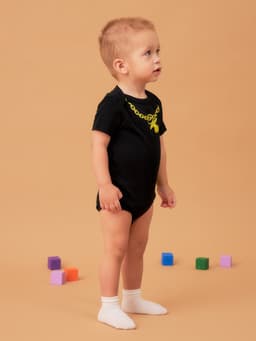 Боди для мальчика «Крошка Я. Цепь», рост 74-80 см, чёрное