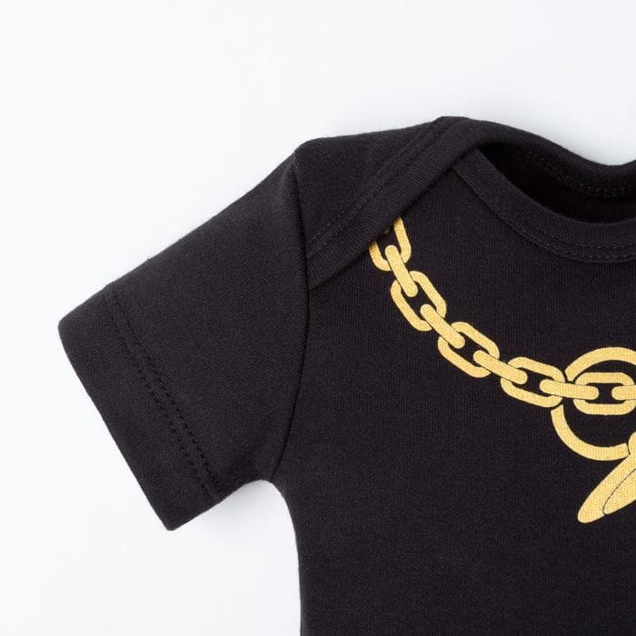 Боди для мальчика «Крошка Я. Цепь», рост 74-80 см, чёрное