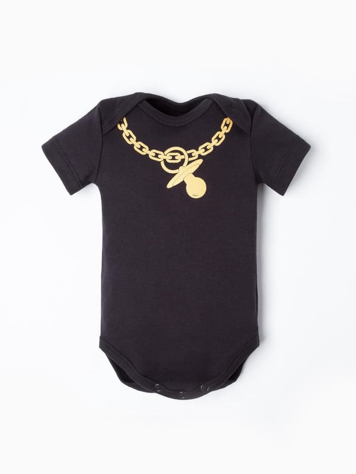 Боди для мальчика «Крошка Я. Цепь», рост 74-80 см, чёрное