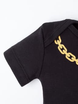 Боди для мальчика «Крошка Я. Цепь», рост 74-80 см, чёрное