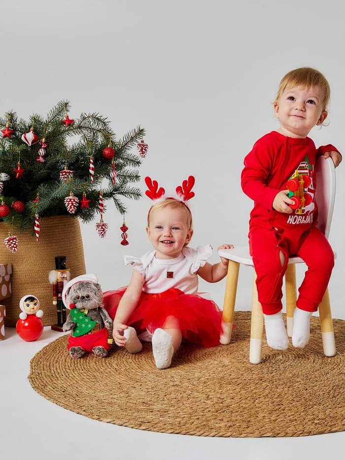 Комбинезон «Крошка Я. Первый НГ», рост 68-74 см, красный