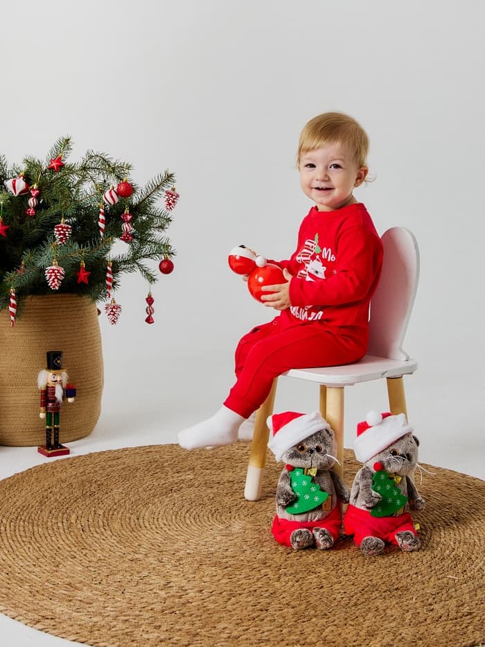 Комбинезон «Крошка Я. Первый НГ», рост 68-74 см, красный