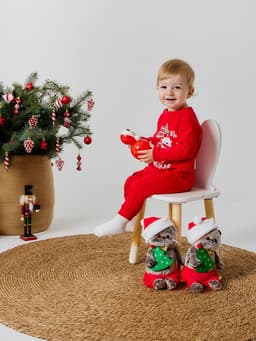 Комбинезон «Крошка Я. Первый НГ», рост 68-74 см, красный